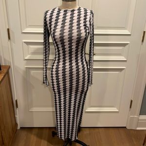 NastyGal black and white dress size S